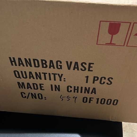 Nothing Personal Berkin Bag Flower Vase BRAND NEW - Collectible. - Picture 14 of 14